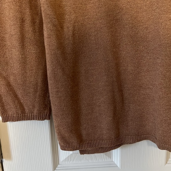 Old Navy Camel Colored V-neck Sweater - Picture 3 of 5